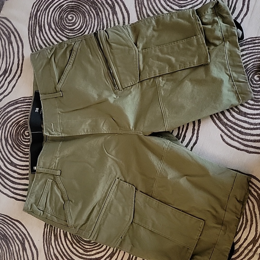 G-STAR Forest Green Men's Cargo Shorts Size 38